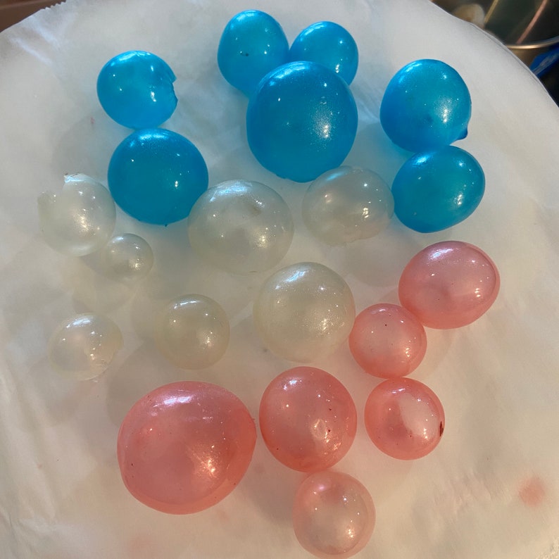 Edible Gelatin Bubbles Set of 20 Etsy