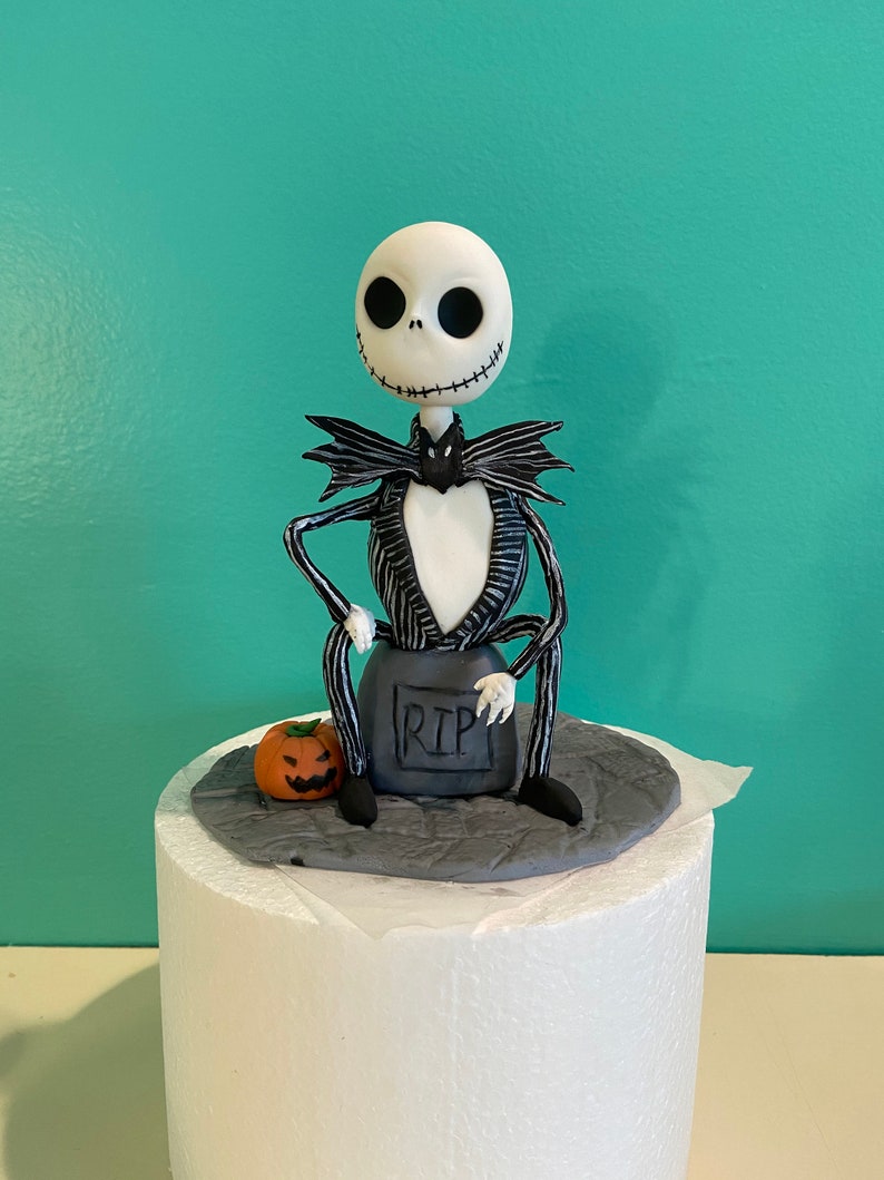 Jack Skellington Edible Cake Topper Nightmare Before Etsy