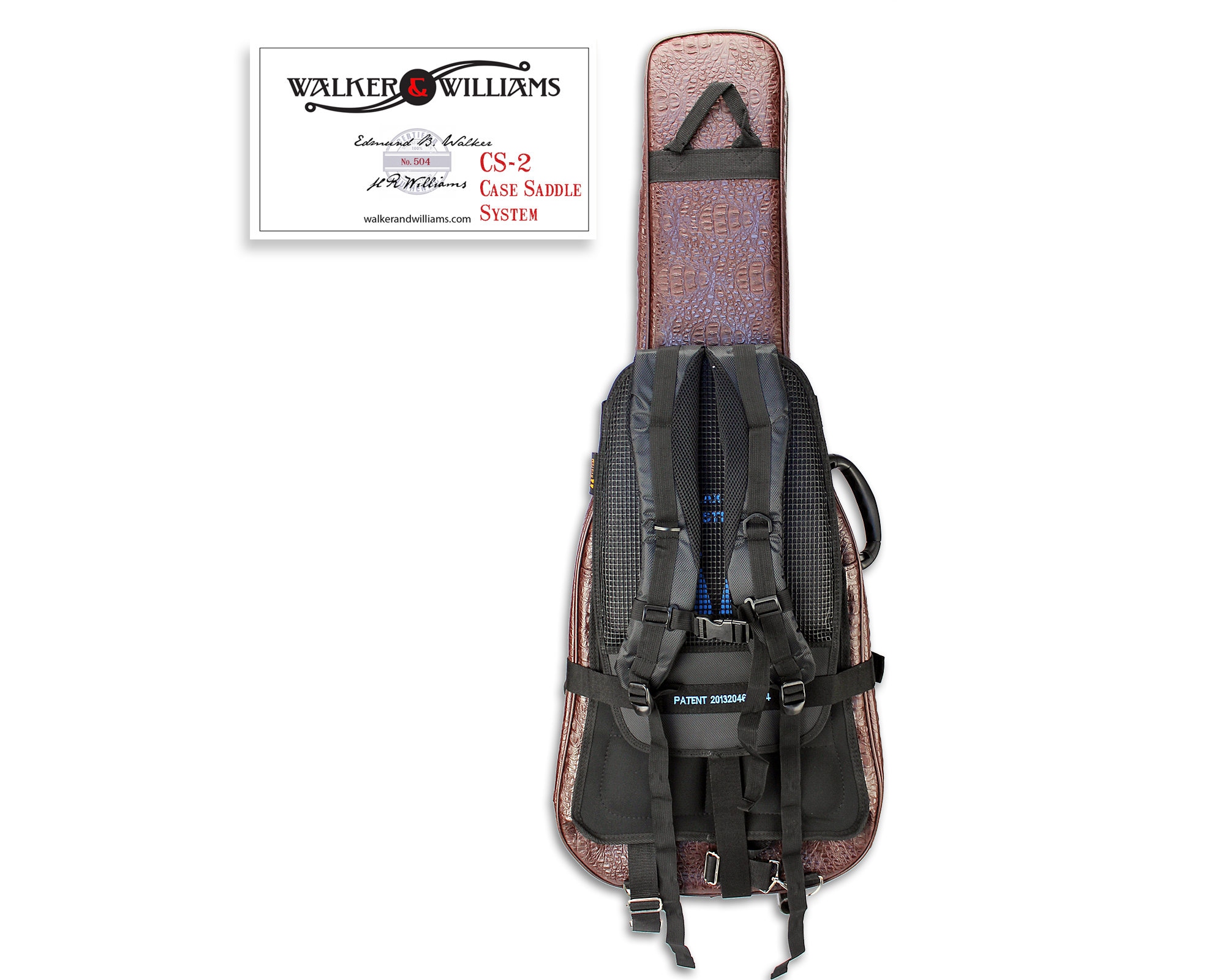 Walker And Williams CS-2 Case Saddle Guitar Case Backpack System