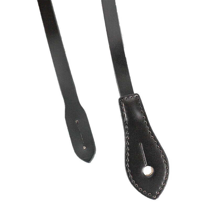 Mandolin Strap Black Leather For A or F Type Mandolins Walker Etsy