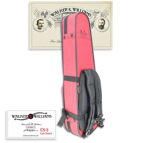 Walker And Williams CS-3 Case Saddle Mandolin, Ukulele & Violin Case Backpack System