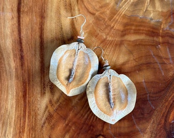 Jacaranda Seed Pod Earrings