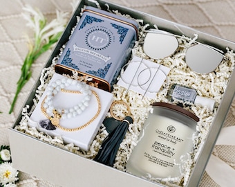 Bridesmaid Proposal Gift Box, Bridesmaid Gift Set, Bridesmaid Boxes, Maid of Honor Proposal Gift Box, Tea Sunglasses Candle Wedding Spa Box