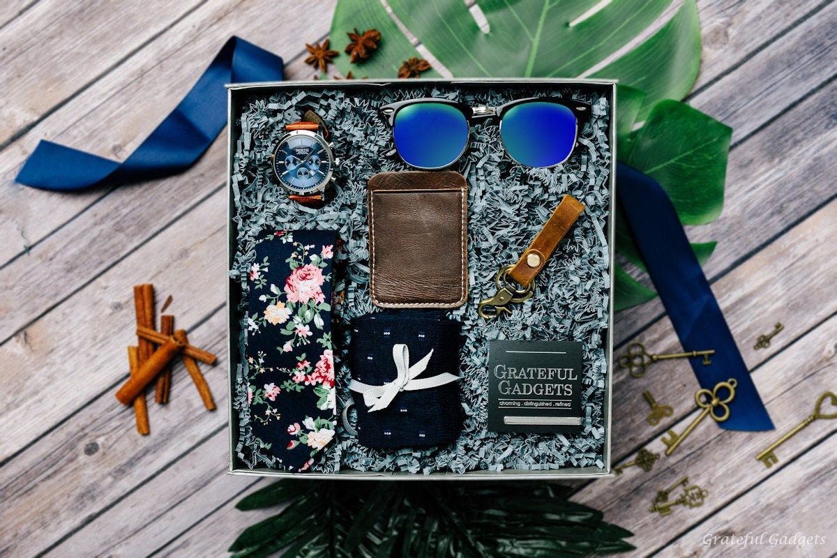 Men's Gift Box Complete Men's Gift Set Leather Etsy Canada