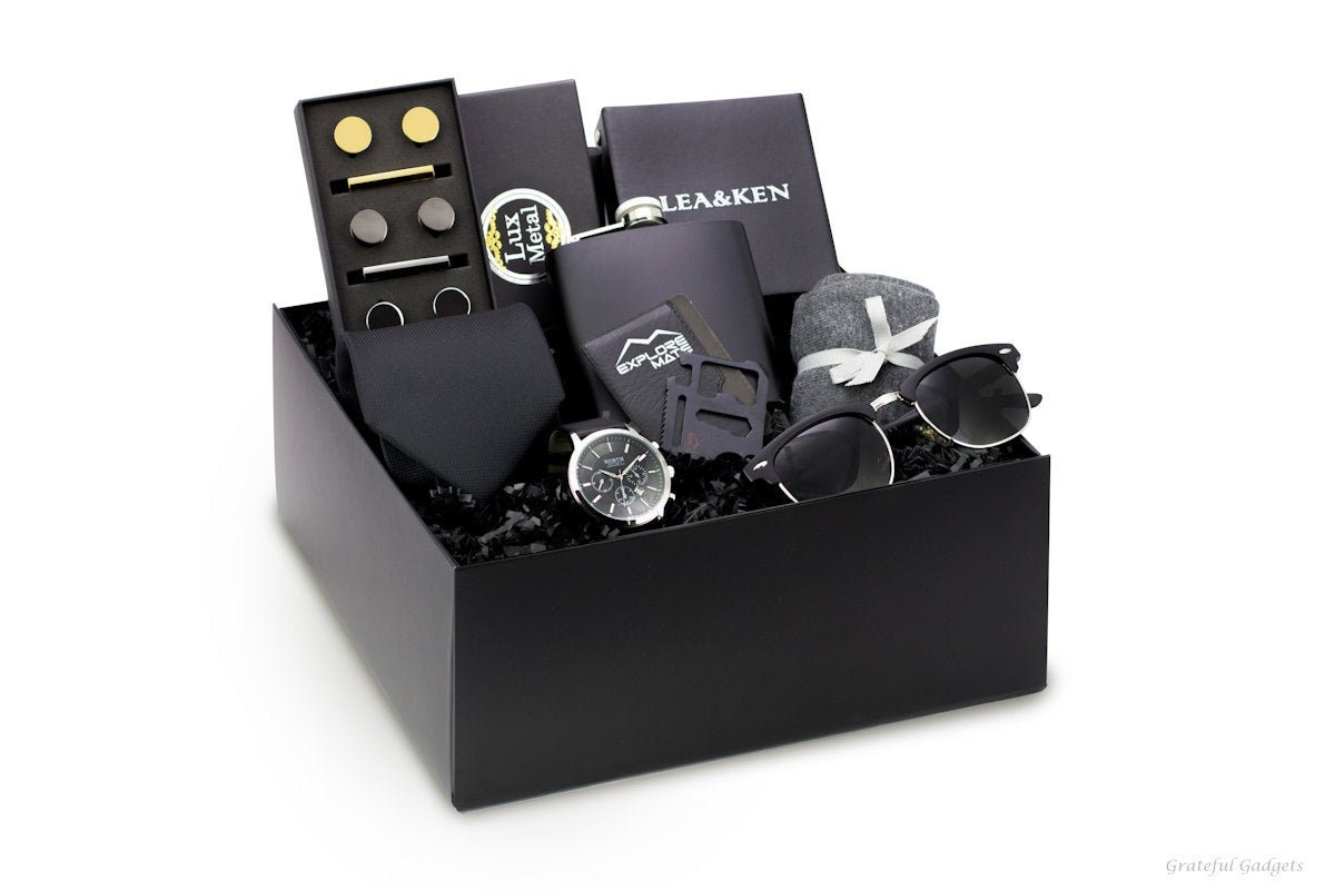 Coffret cadeau homme, coffret cadeau homme complet, montre homme