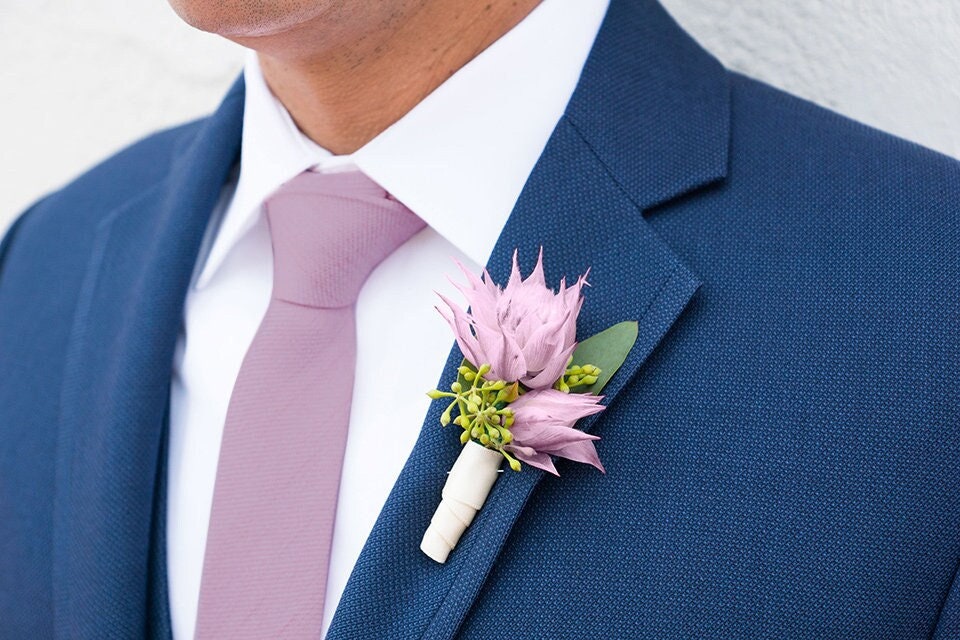 Novios Corbata Lavanda Iris Corbata 2.5 pulgadas Hombres Corbatas delgadas Lila Amatista Purpura Corbata de boda para novio Despedida de soltero Regalo de compromiso Etsy Mexico