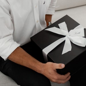 Gift Box For Him, Complete Gift Set For Him, Men's Watch, Sunglasses, Flask, Tie, Cufflinks, Tie Clip, Bottle Opener, Groomsmen Proposal Box image 7