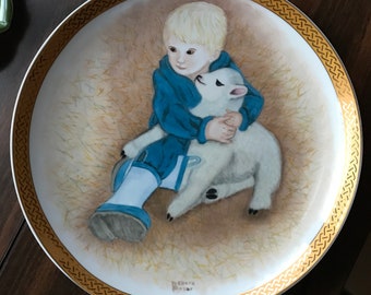 A boy and his lamb