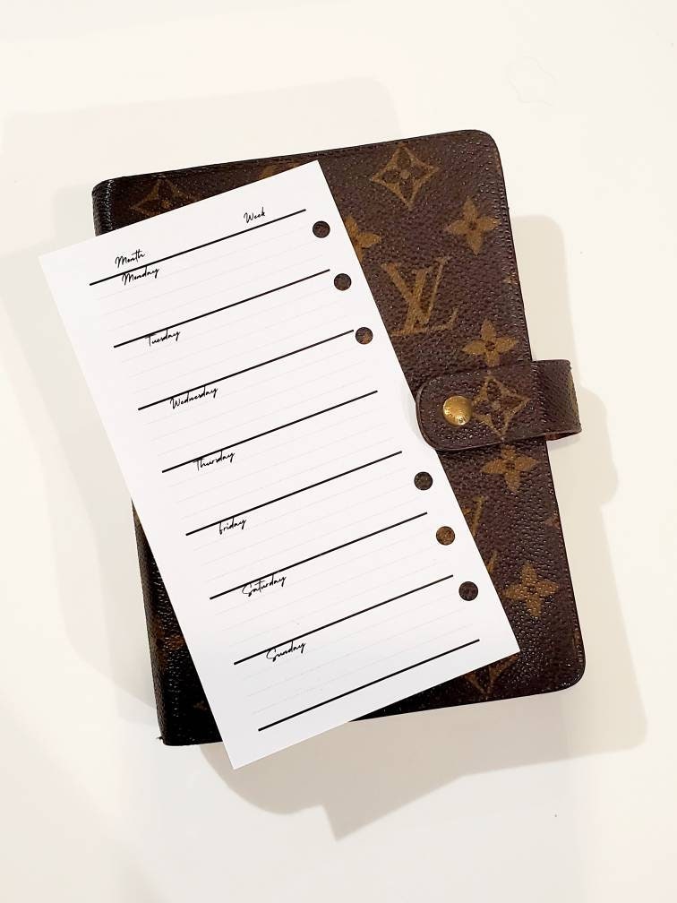 Louis Vuitton GM Agenda LV Planner Refills Fits Large A5 -  Norway