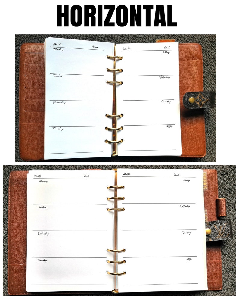 Louis Vuitton Planner Inserts 2022 Wydział