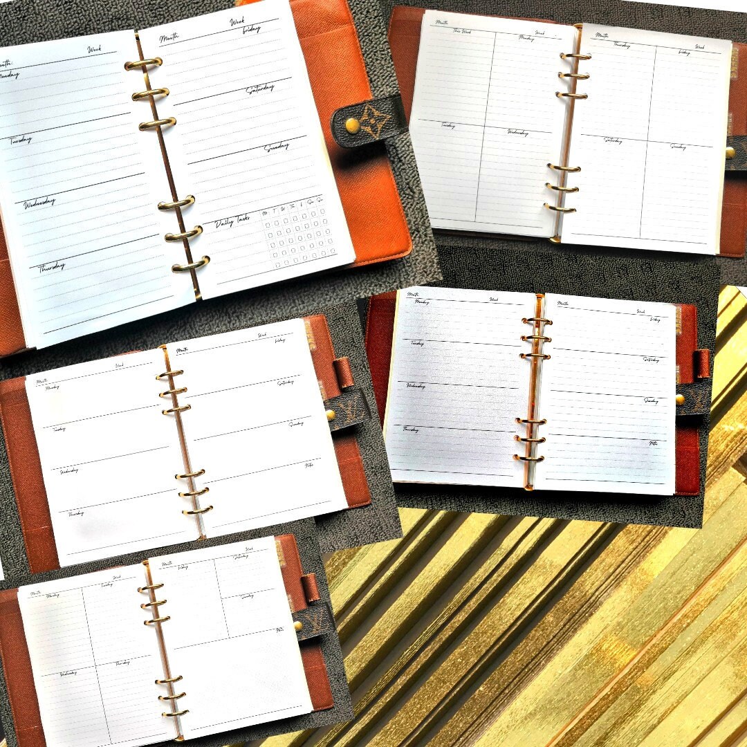 Louis Vuitton Planner Inserts 2022 Wydział