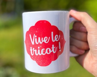 Mug en céramique pour tricoteurs 340 mL