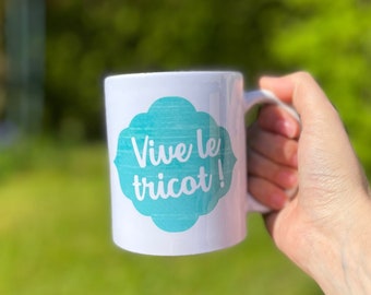 Mug en céramique tricot 340 mL