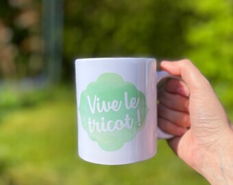 Mug en céramique pour tricoteurs 340 mL