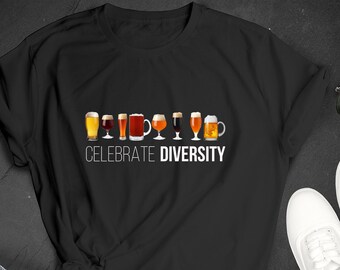 Celebrate Diversity Unisex Heavy Cotton Craft Beer Tee