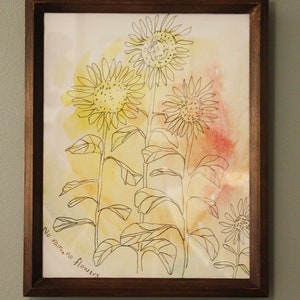 No rain, no flowers Poster