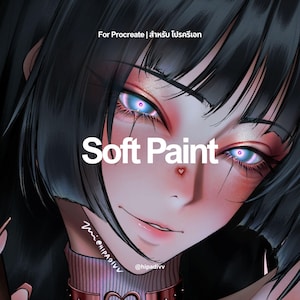 Personal Artwork Usage Only - hipadivv Soft Paint Set for Procreate Brush (Rendering Brushes)
