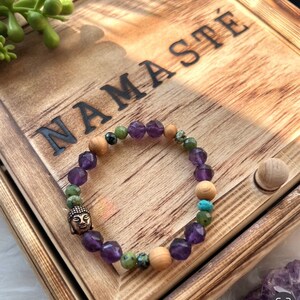 Gemstone Beaded Bracelet, Beaded Bracelet, Beaded Bracelets for Women, Crystal Bracelet Healing, Gemstone Beads Bracelet, Healing jewlery