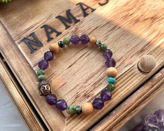 Gemstone Beaded Bracelet, Beaded Bracelet, Beaded Bracelets for Women, Crystal Bracelet Healing, Gemstone Beads Bracelet, Healing jewlery
