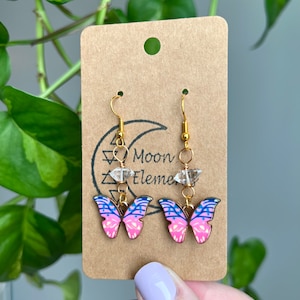 Butterfly Earrings, Butterfly Earrings Dangle, Butterfly Earrings Gold, Butterfly Jewelry, Butterfly Jewelry for Women, Butterfly Charms