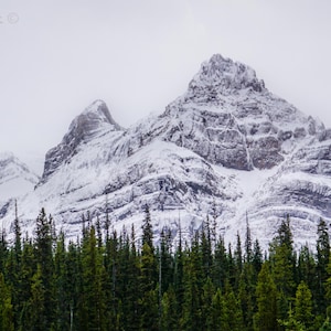 Snowy Mountain Fine Art Photography Print