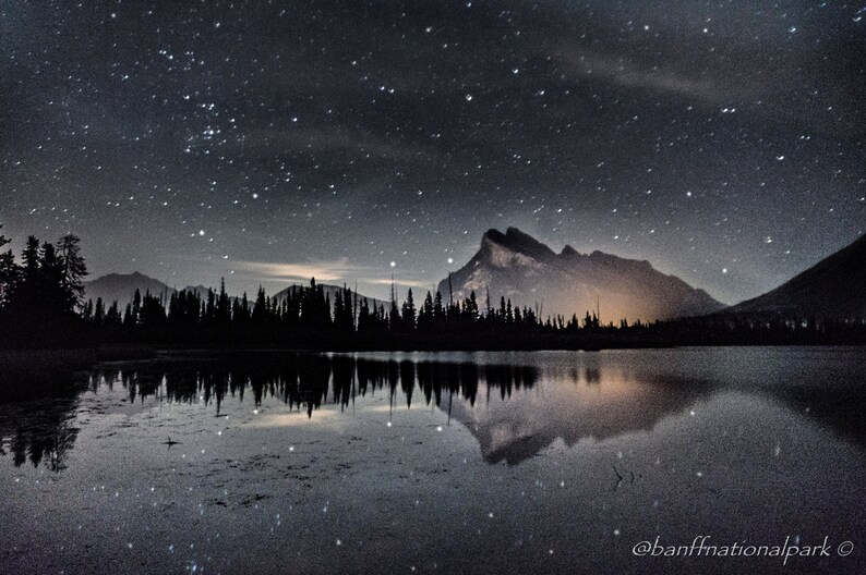 Vermillion Lakes Fine Art Photography Print image 1