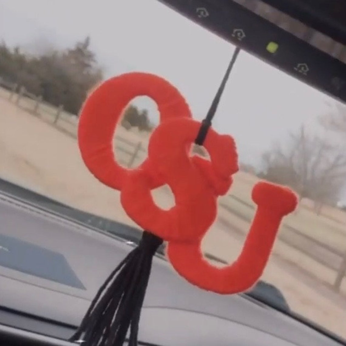 Custom College Rearview Mirror Decor School Rear View Mirror Etsy