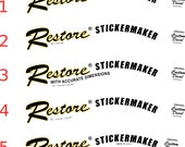 Strat Style 60 39 s and 70 39 s Vintage Guitar Stratocaster Head Style Waterslide Headstock Decals