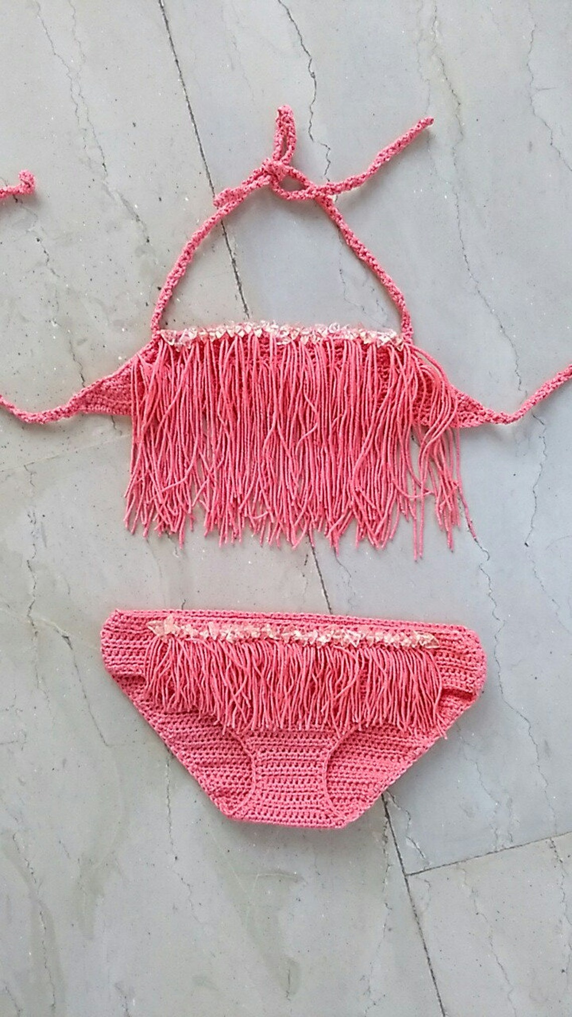 crochet girl bikini baby girl swimsuit baby girl swimwear Etsy