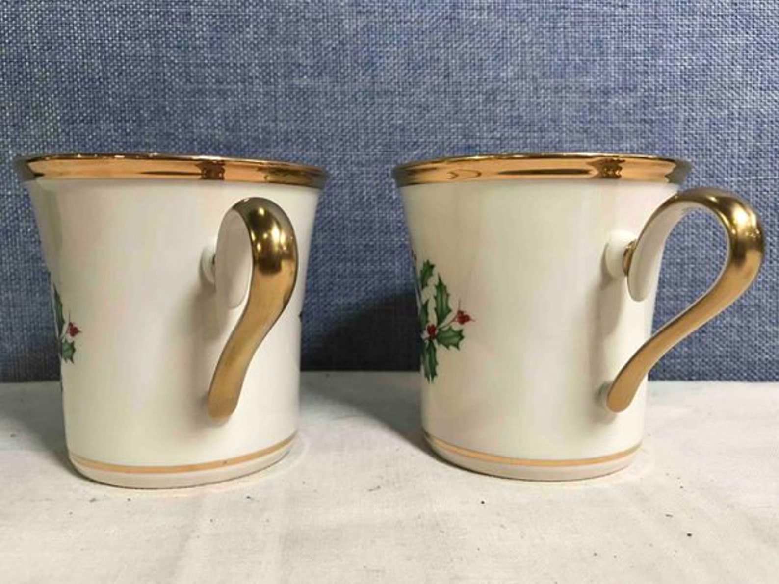 4 Lenox Dimension Holiday Coffee Mugs Set of Four Vintage Made Etsy