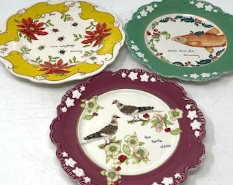 Anthropologie Lou Rota Mother Nature Narwhal Dessert Plate | 9.5