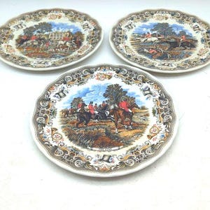 Hunting Scene Dinner Plate - Etsy