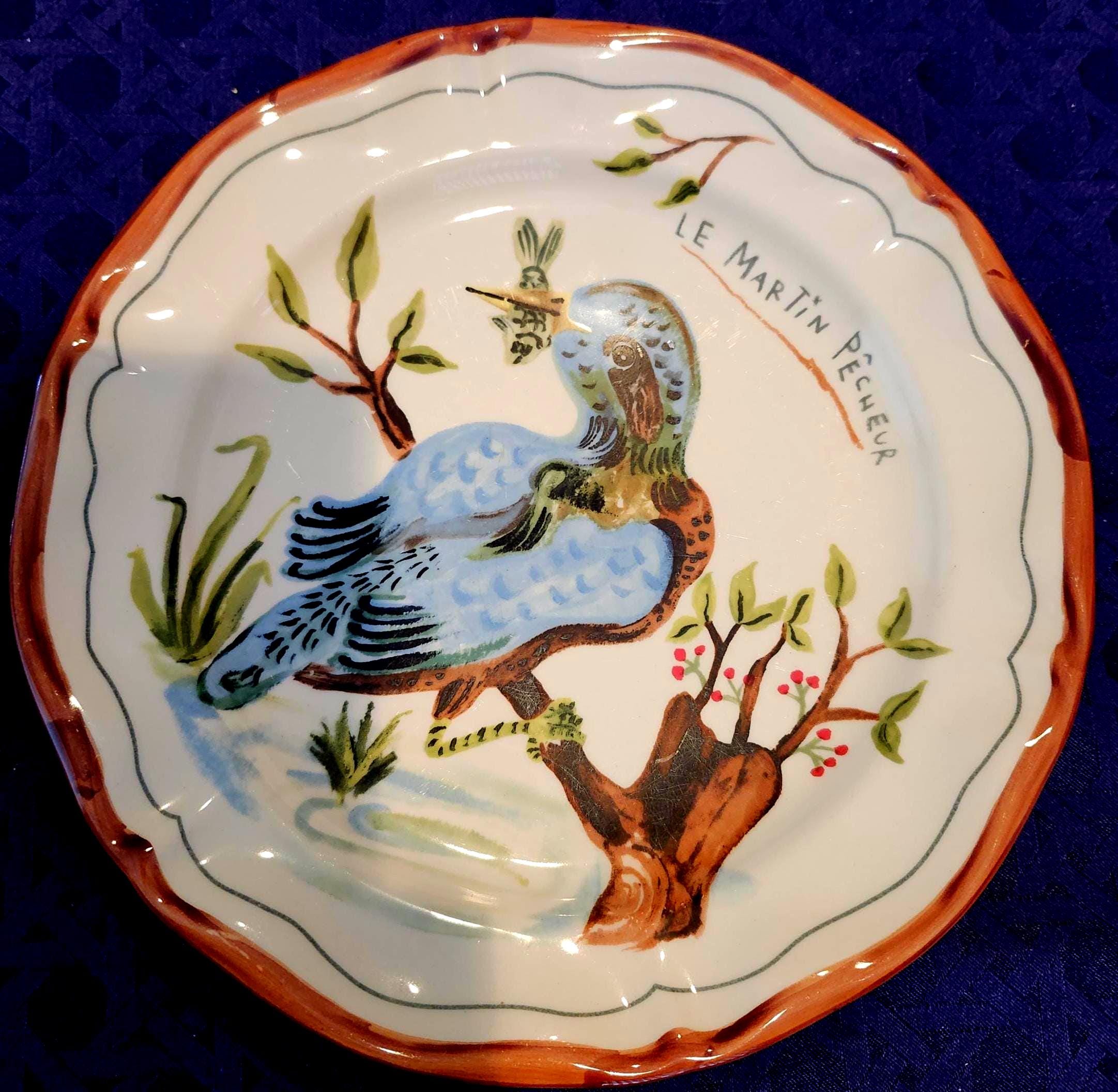 Anthropologie Nathalie Lete Kiln 4 Collection Hard to Find 8" Plate Collectible Le Martin Mint Gift