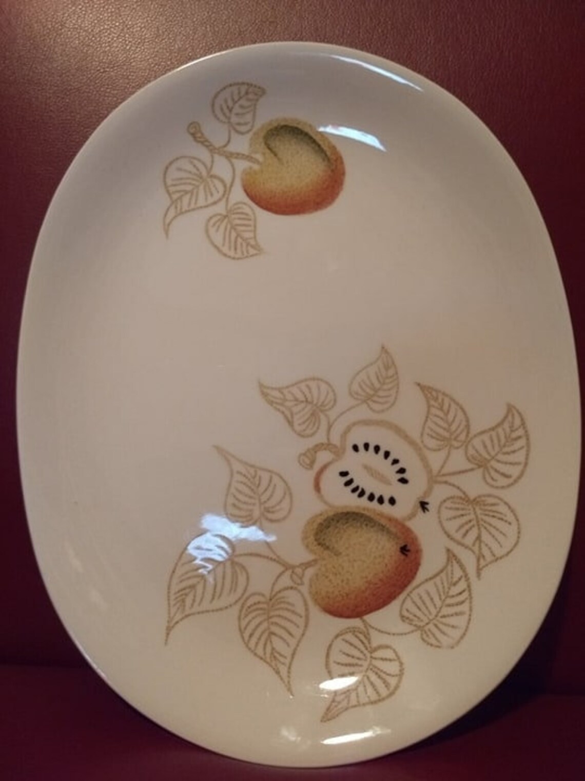 Johnson Brothers Golden Apples 12 Service Platter Made Etsy