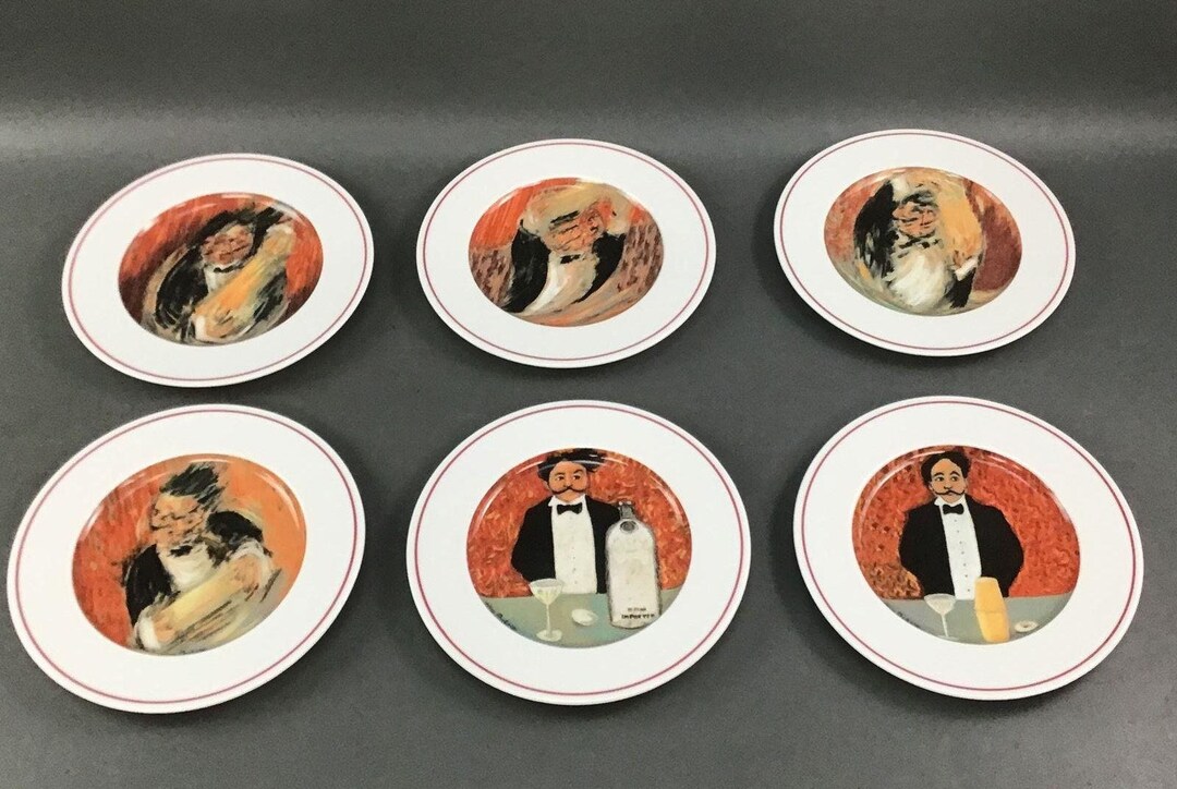 6 Guy Buffet Plates the Making of a Perfect Martini Williams Sonoma 8