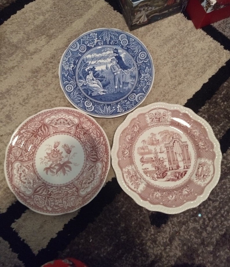 CHOICE Spode Dinner Plates Blue Room & Archive Collections Etsy