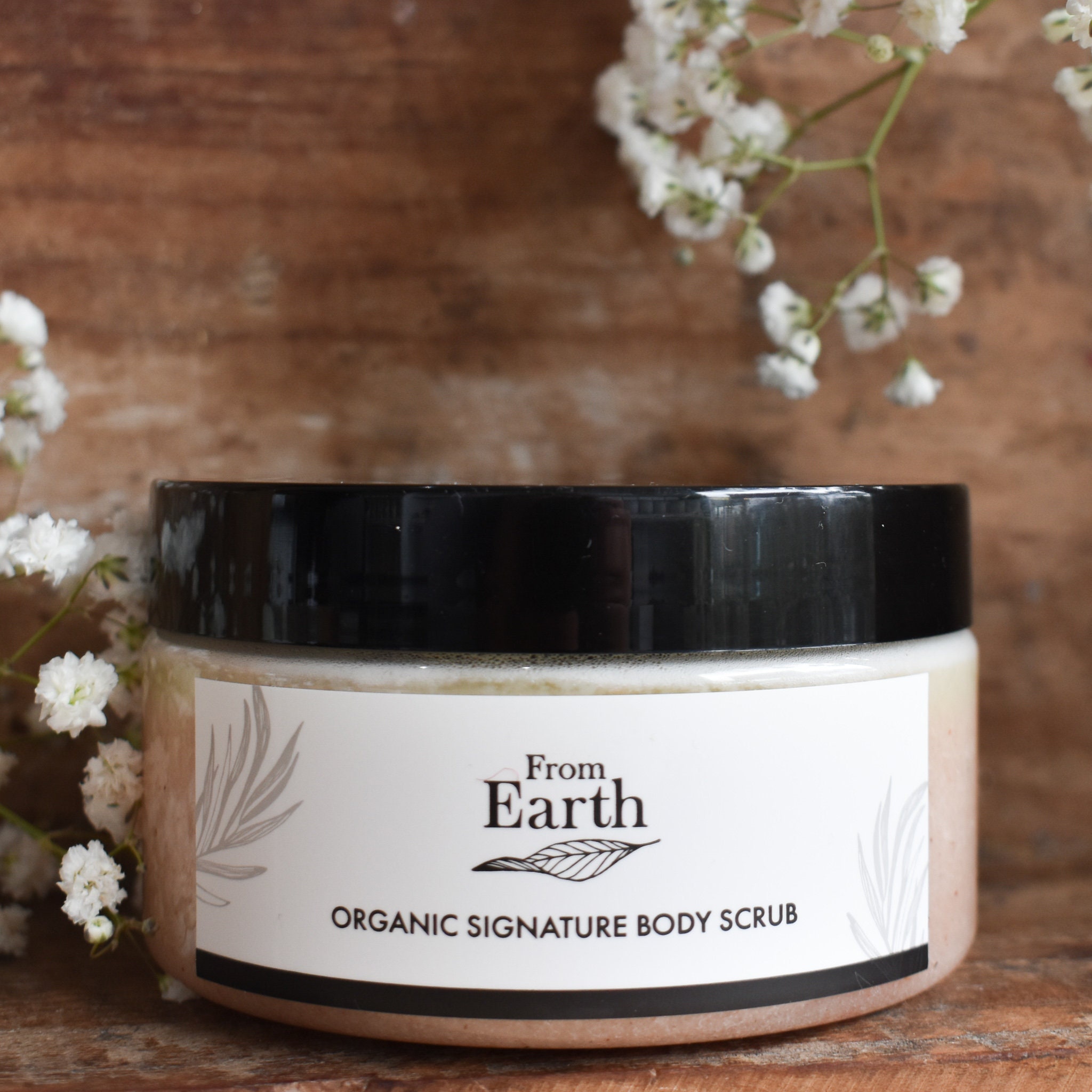 Organic Body Scrub Signature Natural Body Scrub Organic Etsy