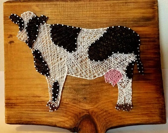 Cow String Art