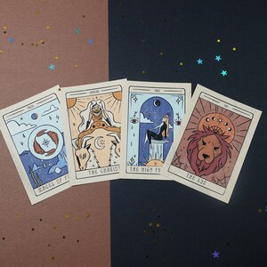 Cartes du zodiaque et du tarot