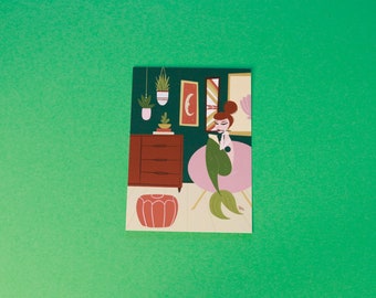 Modern Mermaid Print