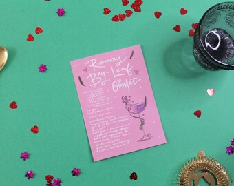 Rosemary Bay Leaf Gimlet Mermaid Print