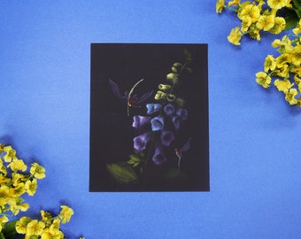 Foxglove Fairy Print