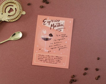 Espresso Martini Mermaid Print