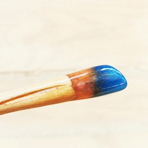 Hair pins Wood - Hair barrette - Hair sticks - Wood hair sticks - Handmade hair fork - Hair jewelry - Resin hair pin - Wood hairstick