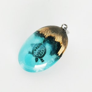 Ocean Turtle necklace, Bestfriends Gift, Sea Jewelry for beach day