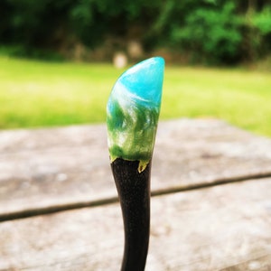 Hair claw, Hair grips, Hair wand, Hair appliances, Resin green hair fork