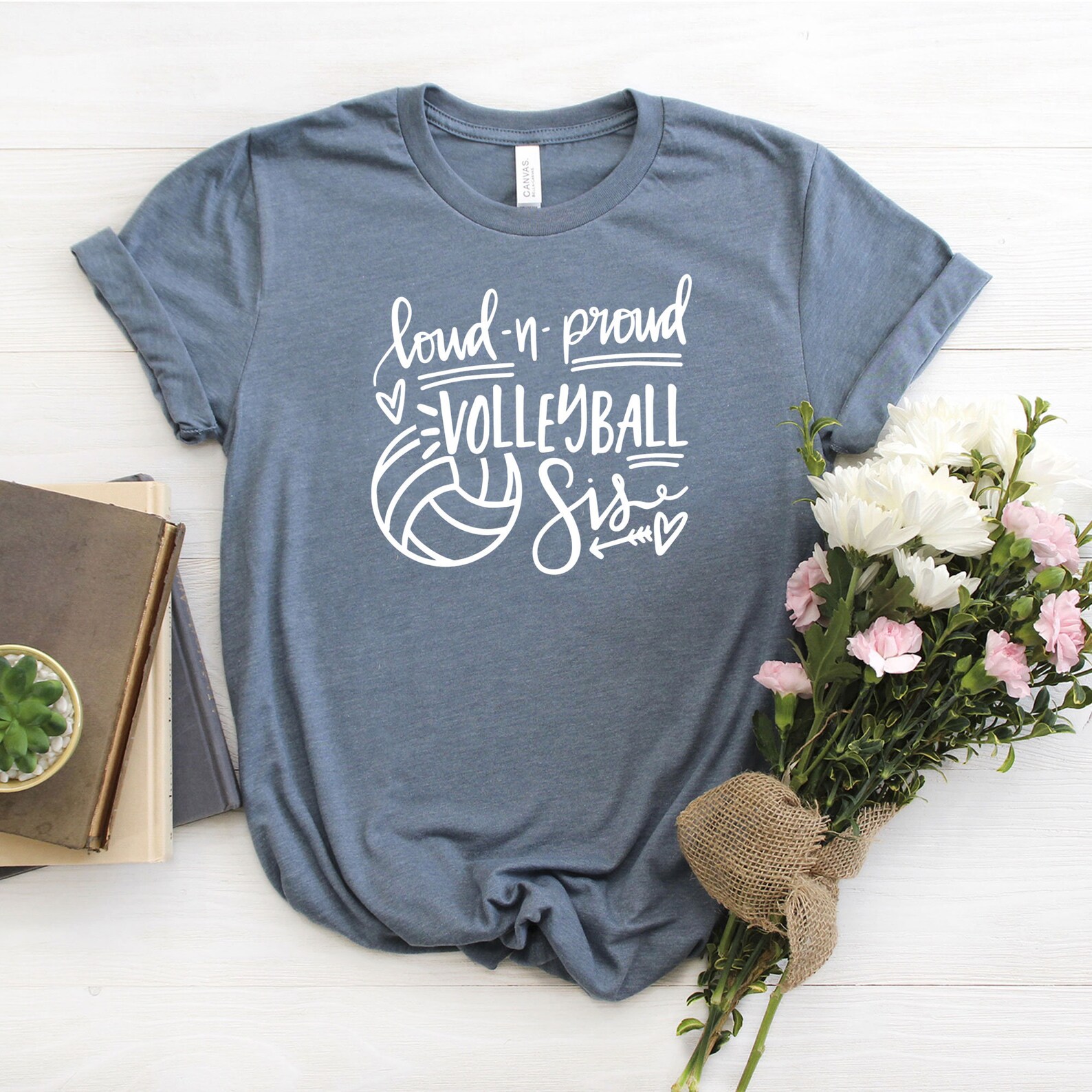 Volleyball Sister Shirt Volleyball Squad Shirt Livin That Etsy