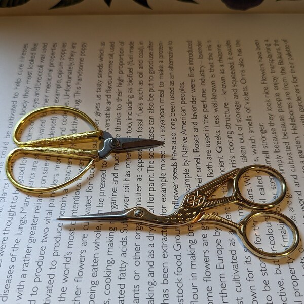 Gold Scissors Etsy