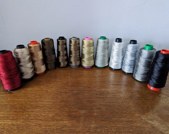 Twisted Metallic Thread- Gold- Silver- Copper- Black - Red