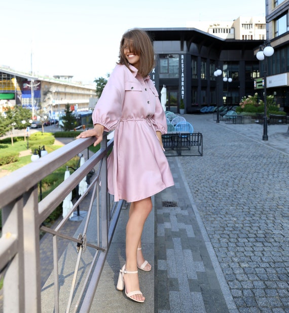 Button down hotsell flare dress